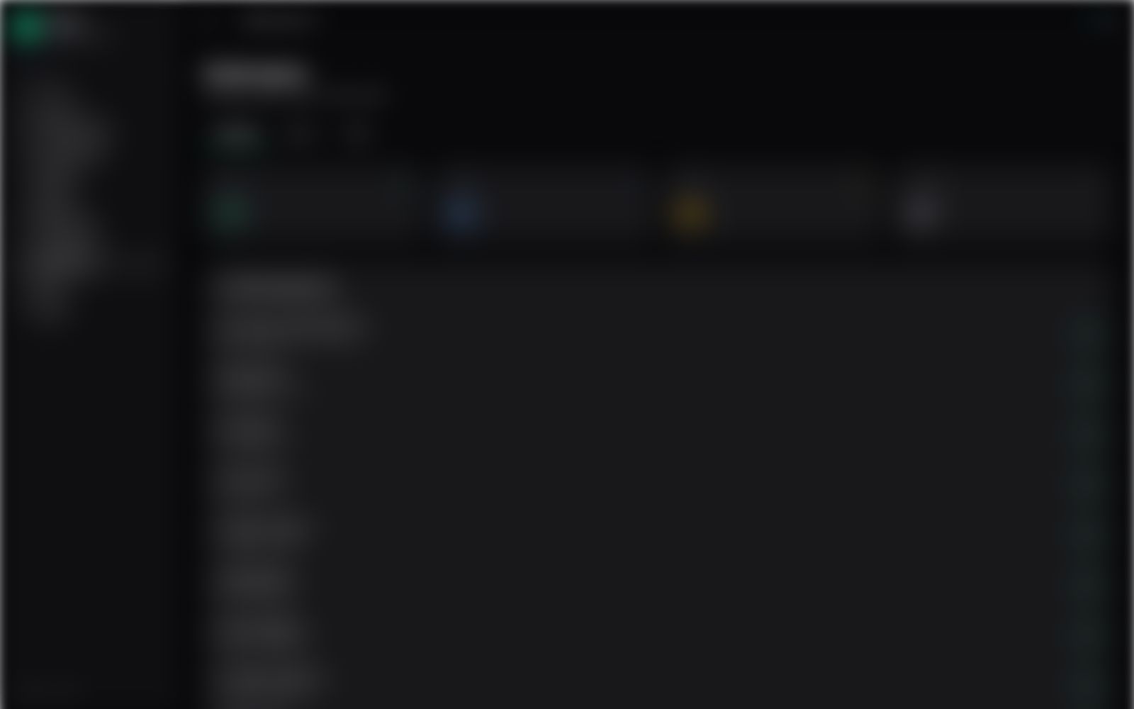Athena performance dashboard for a client (data redacted)